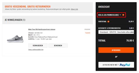 korting sneakers nike|nike promotiecode.